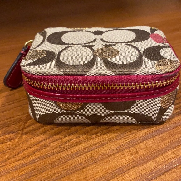 Coach Accessories - Coach travel jewelry box